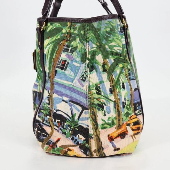 LOUIS VUITTON Eyeall Cabas PM Promenade Bag Canvas Purple - Picture 5 of 16